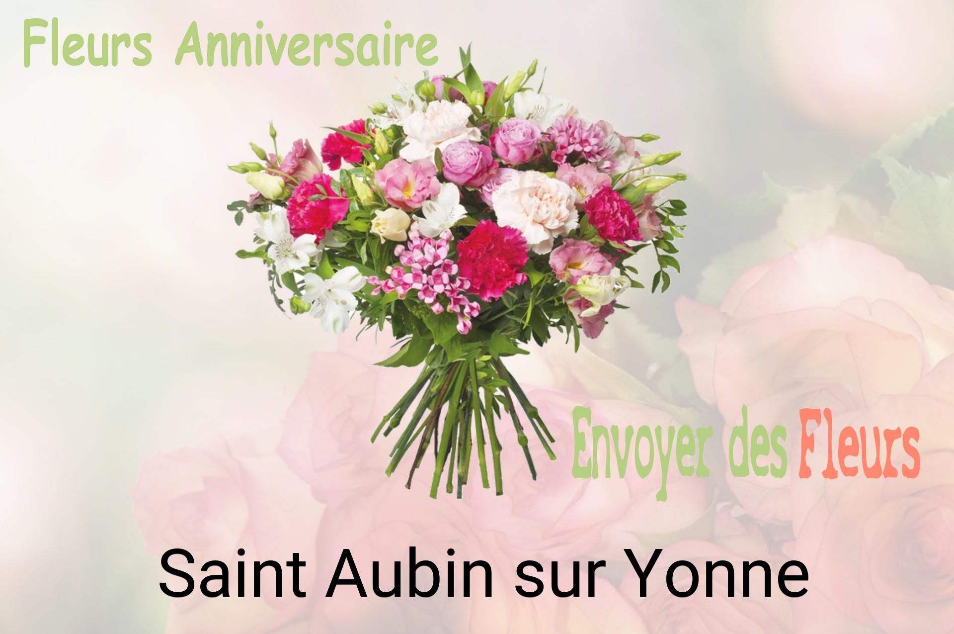 Bouquet de fleurs d’anniversaire livré à Saint-Aubin-sur-Yonne